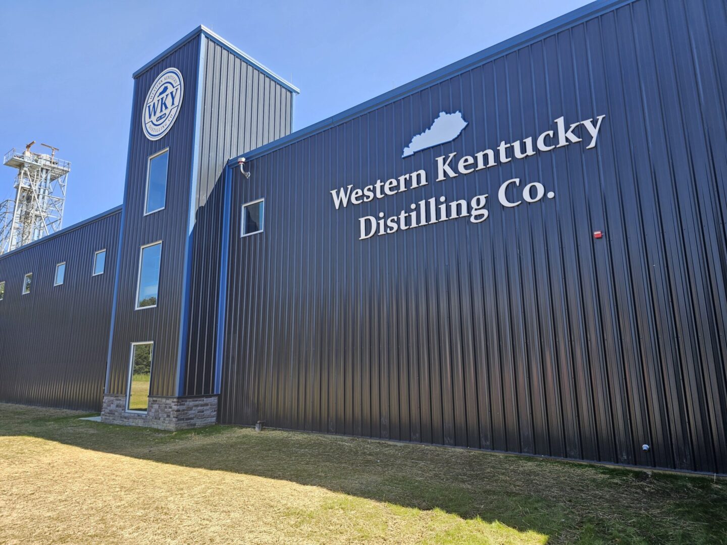 A building with the words western kentucky distilling co. Written on it